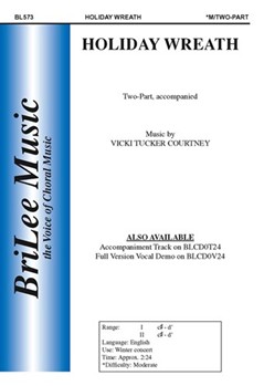 Holiday Wreath by Courtney Vicki Tucker for 2-Part