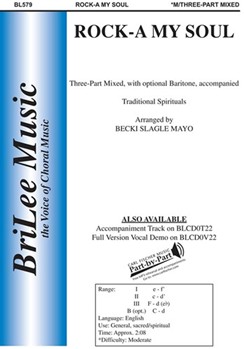 Rock-a My Soul by - Mayo Becki Slagle - for 3-Part Mixed