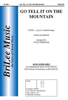 Go Tell It On The Mountain by - Wheeler Julie - for SATB a cappella