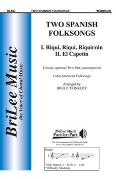 2 Spanish Folksongs by - Trinkley Bruce - for Unison/2-Part