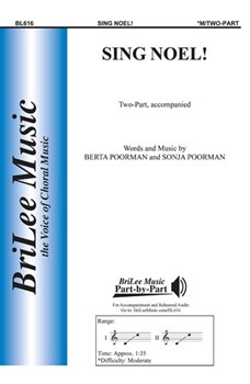 Sing Noel by Poorman Sonja and Berta for 2-Part