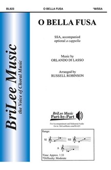 O Bella Fusa by de Lassus Orlande - Robinson Russell L - for SSA