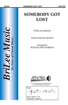 Somebody Got Lost by - Schram Ruth Elaine - for TB Sacred