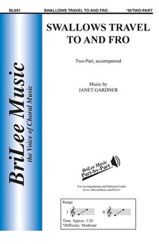 Swallows Travel To And Fro by Gardner Janet Robert Louis Stevens for 2-Part
