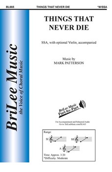 Things That Never Die by Patterson Mark Charles Dickens for SSA