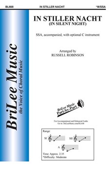 In Stiller Nacht by Brahms Johannes - Robinson Russell L - Russell Robinson for SSA