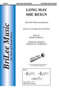 Long May She Reign by Purcell Henry - Liebergen Patrick M - for 3-Part Mixed