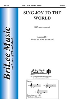 Sing Joy To The World W/Joy To The World by Schram Ruth Elaine - Schram Ruth Elaine - for SSA