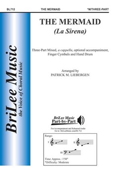 Mermaid (La Sirena) by Gastoldi Giovanni - Liebergen Patrick M - Patrick M. Liebergen for 3-Part Mixed