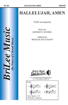 Hallelujah Amen Fr Judas Macabeus by Handel George Frideric - Mayo Becki Slagle - for SATB