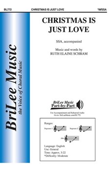 Christmas Is Just Love by Schram Ruth Elaine for SSA