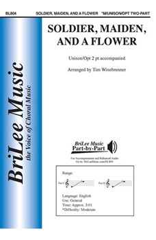 Soldier Maiden and a Flower by - Tim Winebrenner - for Unison/2-Part