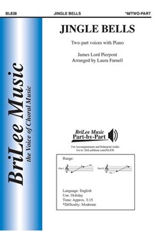 Jingle Bells by Pierpont James - Farnell Laura - for 2-Part and Piano