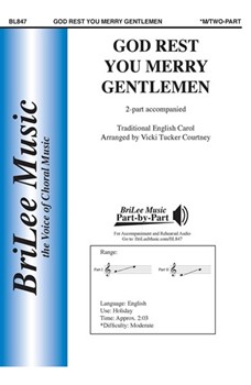 God Rest You Merry Gentlemen by - Courtney Vicki Tucker - for 2-Part