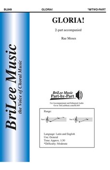 Gloria by Moses Rae for 2-Part