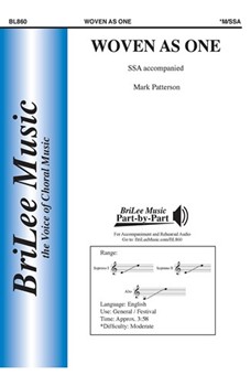 Woven as One by Patterson Mark Patterson Mark for SSA