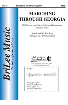 Marching Through Georgia by Meredith James - Winebrenner Tim - for TB a cappella