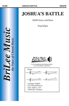 Joshua's Battle by Gilpin Greg - Gilpin Greg - for SATB and Piano