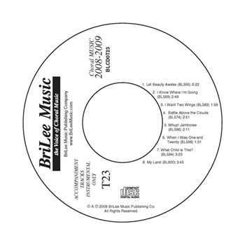 Brilee Tracks - 2008-2009 T23 - Tb/ttb for Accompaniment CD