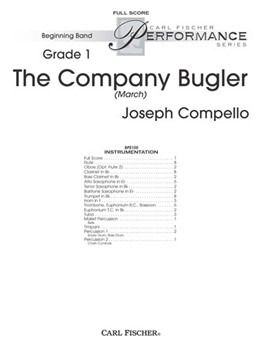 The Company Bugler by Compello Joseph for Full Score
