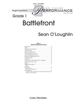 Battlefront by O'Loughlin Sean for Full Score