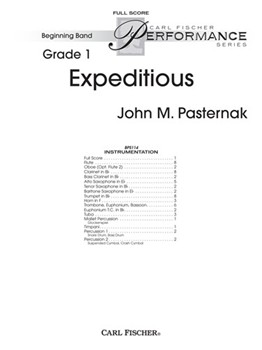 Expeditious by Pasternak John M for