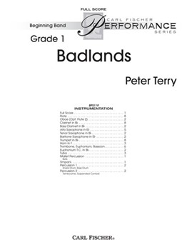 Badlands by Terry Peter for Full Score