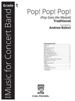 Pop! Pop! Pop! (Pop Goes the Weasel) by Traditional - Balent Andrew - for