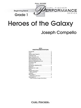 Heroes of the Galaxy by Compello Joseph for Full Score