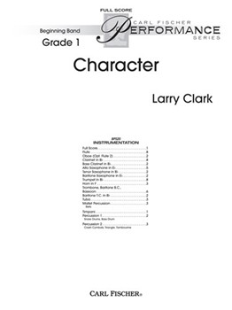 Character by Clark Larry for Full Score