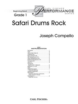 Safari Drums Rock by Compello Joseph for Full Score