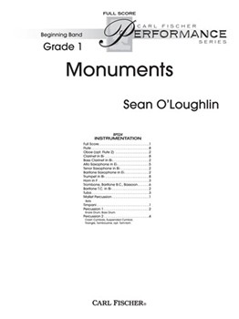 Monuments by O'Loughlin Sean for Full Score