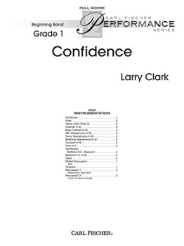 Confidence (March) by Clark Larry for Full Score