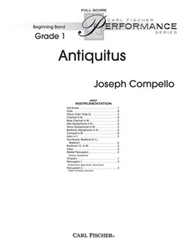 Antiquitus by Compello Joseph for Full Score