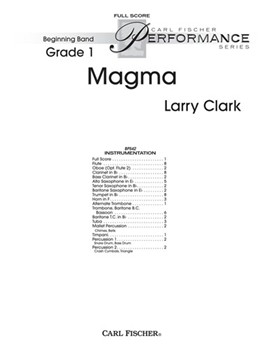 Magma by Clark Larry for Full Score