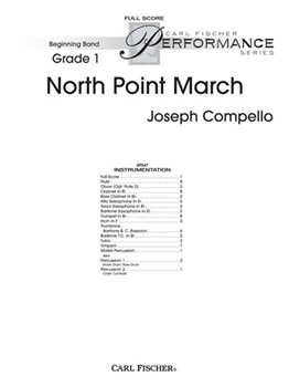 North Point (March) by Compello Joseph for Full Score