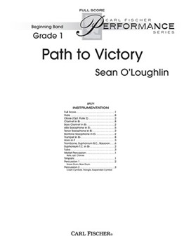 Path to Victory by O'Loughlin Sean for Full Score