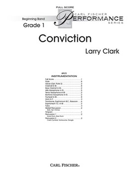 Conviction by Clark Larry for Full Score