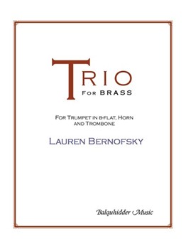 Trio for Brass by Bernofsky Lauren for Brass Trio
