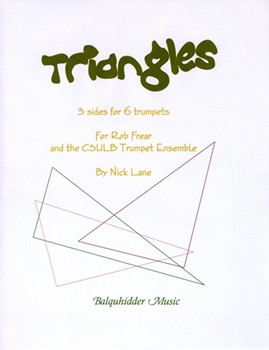 Triangles 3 Sides for 6 Trumpets by Lane Nick for