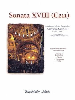 Sonata XVIII (C211) From Canzoni Et Sonate by Gabrieli Giovanni for