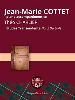 Charlier Etude Transcendents - No. 2 Du Style by Cottet Jean-Marie Charlier Theo for Piano Accompaniment