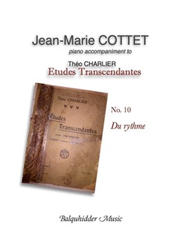 Charlier Etude No. 10 Du Rythme by Cottet Jean-Marie for