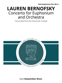 Concerto for Euphonium and Orchestra - B.C. solo part Transcribed from the Concerto for Trumpet