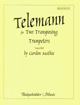 Duets for Two Transposing Trumpeters by Telemann Georg Philipp for