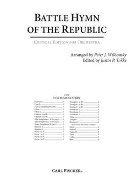 Battle Hymn Of The Republic by Steffe William - Wilhousky and Neilson - Julia Ward Howe for Full Score