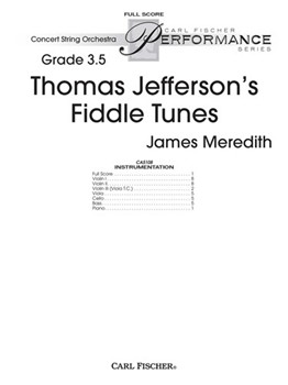 Thomas Jefferson’s Fiddle Tunes by Meredith James for