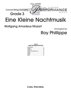 Eine Kleine Nachtmusik K. 525 by Mozart Wolfgang Amadeus - Roy Phillippe - for