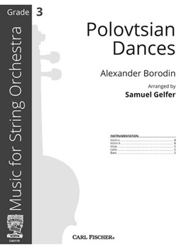 Polovtsian Dances by Borodin Alexander - Gelfer Samuel - for