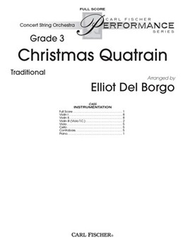 Christmas Quatrain by - Del Borgo Elliot - for